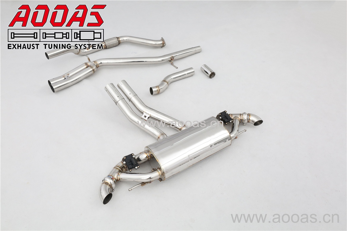 Audi Q8 2.0T   All SS304 / Valvetronic Catback System